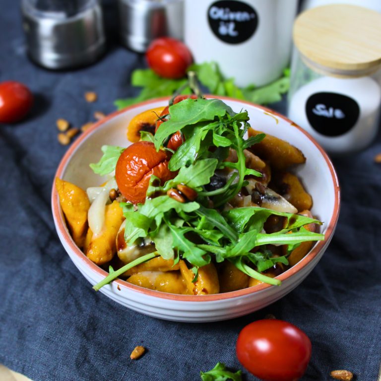 Vegane Süßkartoffel-Gnocchi