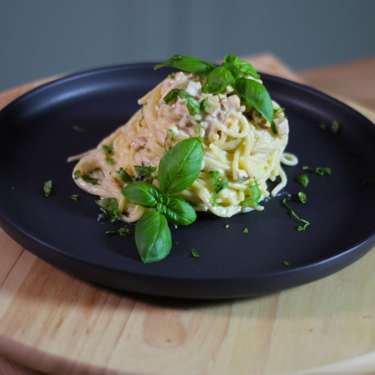 Vegane Spaghetti Carbonara