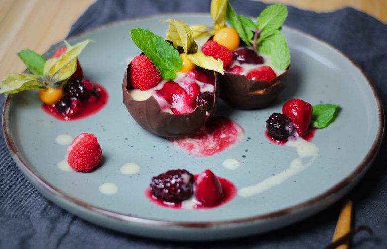 Gefüllte Schokoladeneier