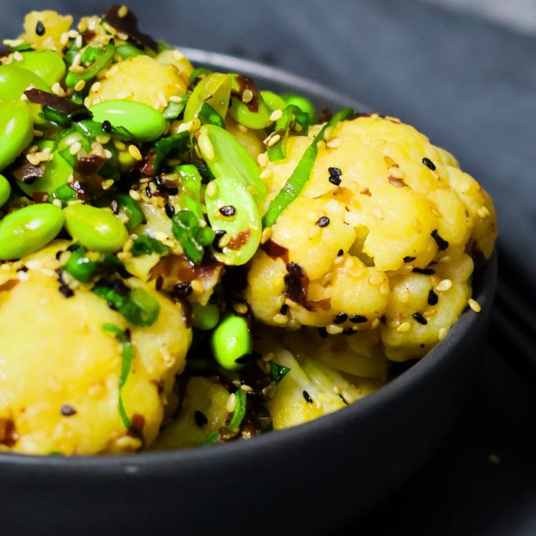 Asiatischer Blumenkohlsalat