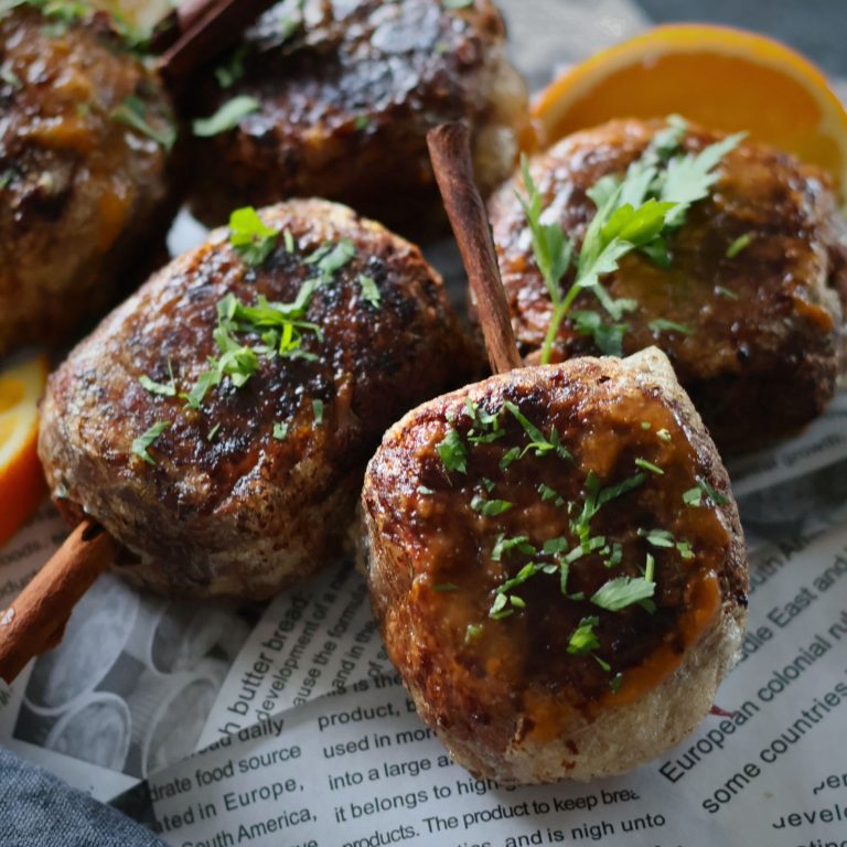 Vegane Gänsekeulen mit Bratensauce